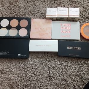 Becca, bh cosmetics, revolution, colourpop,l'oreal